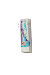 قطن تجميل ايطالي مربع بفيتامين80حبة Cotton Plus