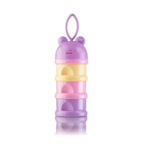 علبه شفافه بالوان 3 طبقات ملونة Baby zone