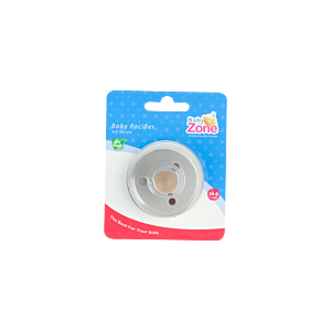 Natural Rubber Nipple Pacifier 6-18 months Baby Zone