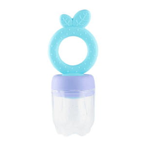 Food pacifier with silicone teether 2*1.Baby Zone