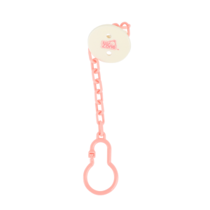 Baby Zone Baby Nipple Chain clip white